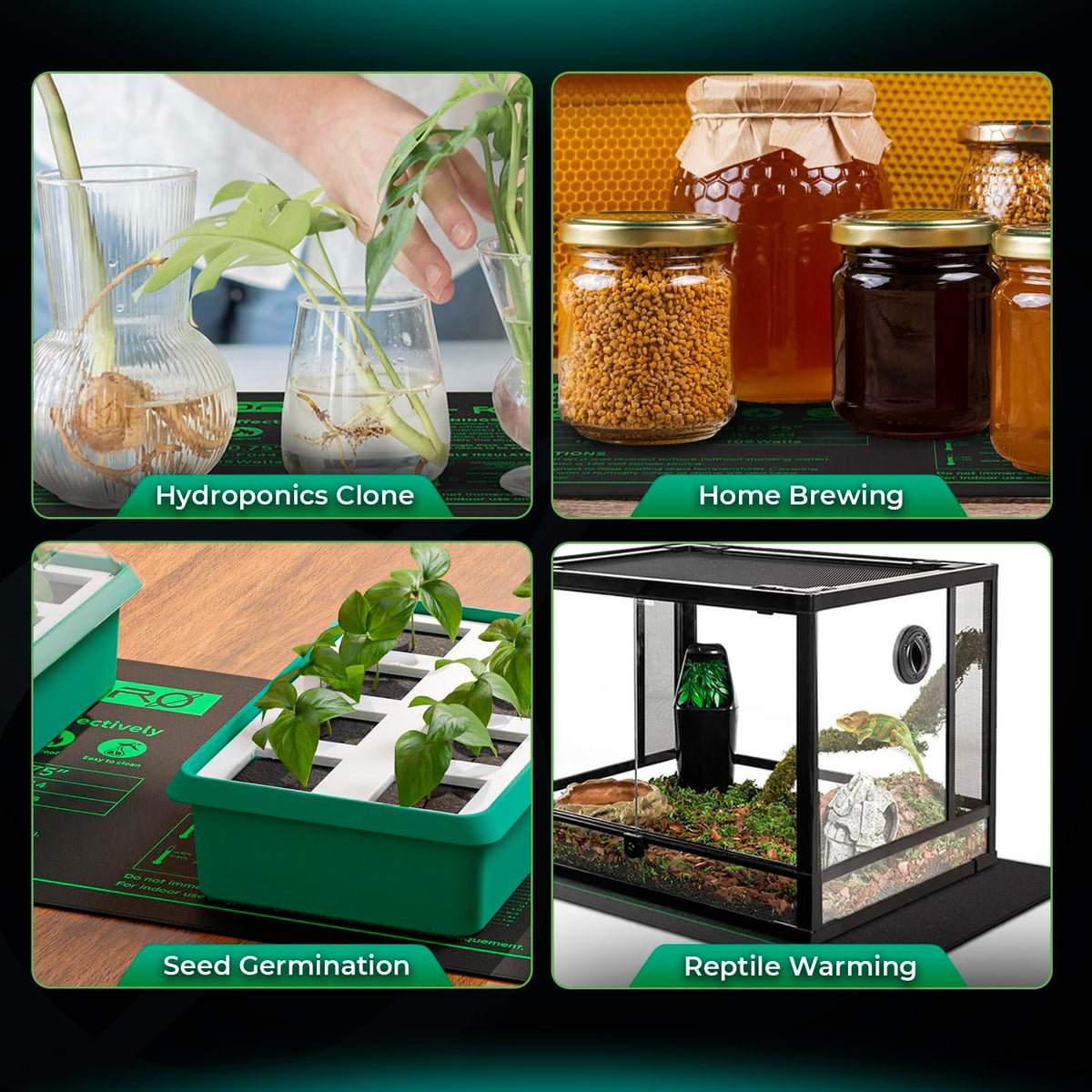 Mars Hydro PVC warmtemat voor indoor gardening | Mars Hydro PVC heat mat for indoor gardening | Mars Hydro PVC-Heizmatte für Indoor Gardening