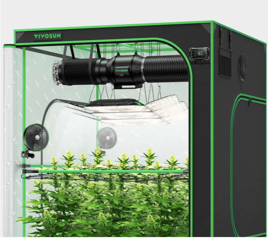 Vivosun GIY-SGS-55 Pro 5×5 Compleet Kweektent Kit – Smart Grow Kit met 600W LED, App-Control & Ventilatiesysteem