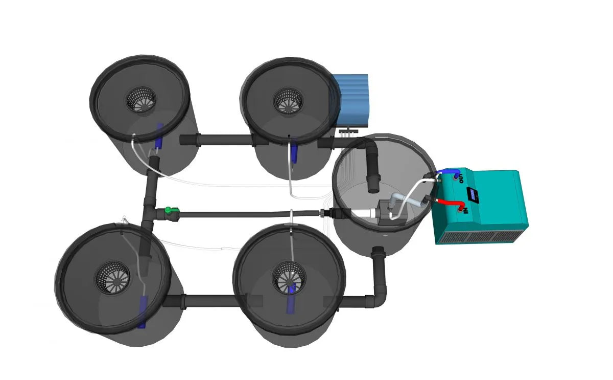 TECOPONIC HY500 Water Chiller – Voor Tanks tot 500 Liter
