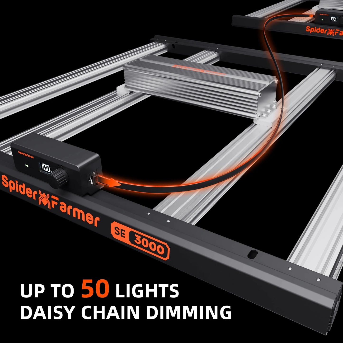 Spider Farmer SE3000 2.85 µmol/J LED Grow Light