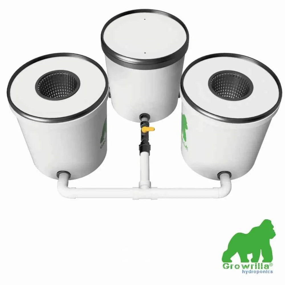 Growrilla RDWC 2.0 Recirculerend Hydroponisch Kweeksysteem – 2 Potten Deep Water Culture Systeem voor Binnenkweek