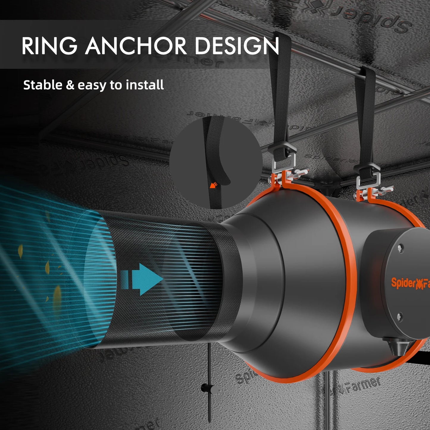 Spider Farmer SF2000PRO EVO Kweek Tent Kit Compleet – 200W Full Spectrum LED + 90×90×180 cm Tent + 4” Ventilatie + Clipfan & Klimaatregeling