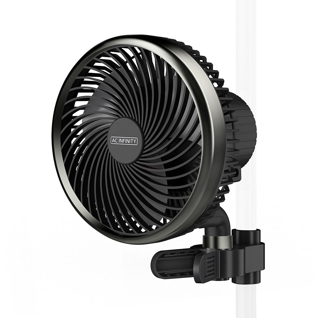 AC Infinity CLOUDRAY S6 – Grow Tent Clip Fan 150 mm with 10 Speeds, EC Motor, Auto Oscillation