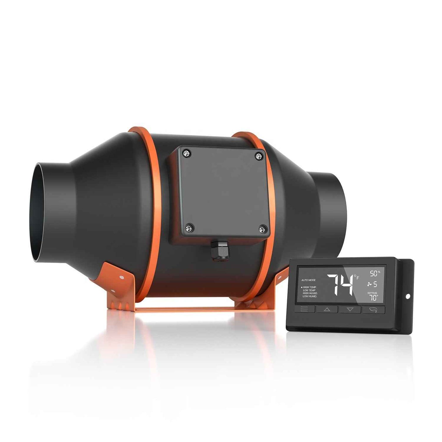 Spider Farmer 4 Inch Ventilatie Kit voor Kweektent – Inline Afzuigventilator met Koolstoffilter & Smart Controller