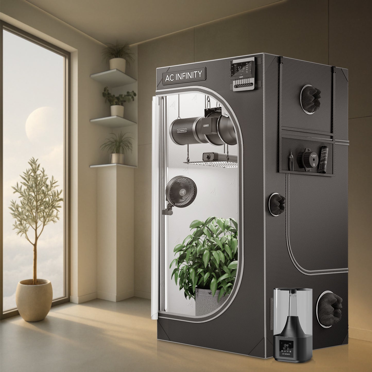 AC Infinity CLOUDLAB 844 indoor plant kweekruimte tent / indoor plant grow tent space / Pflanzenzucht Growzelt Indoor