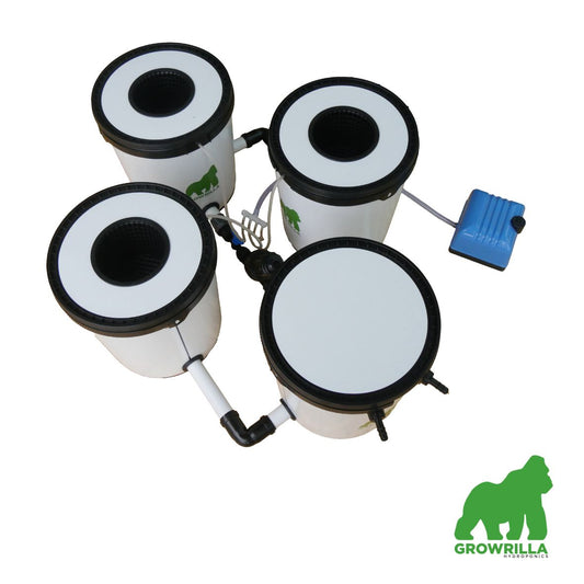 growrilla rdwc 2.0 3 potten hydroponic rdwc 3 pot grow system 3 topf hydroponik