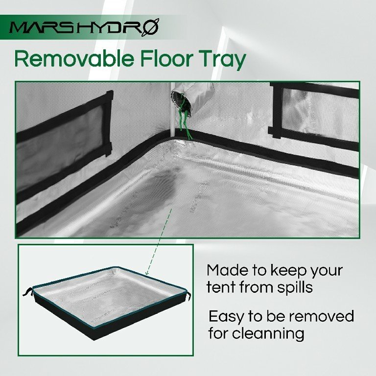 Mars Hydro 120x120x200 Grow Tent tray