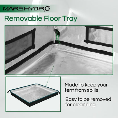 Mars Hydro 120x120x200 Grow Tent tray