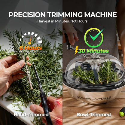 Mars Hydro 13 inch oogsttrimmer met gekarteld mes | Mars Hydro 13 inch harvest trimmer with serrated blade | Mars Hydro 13 Zoll Erntetrimmer mit gezacktem Messer