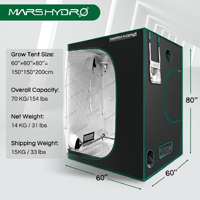 Mars Hydro 150x150x200 Grow Tent