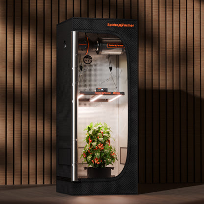 Professionelle 300W LED Growbox Lampe mit Vollspektrum und Bluetooth Steuerung