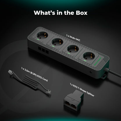 Smart grow tent power strip met Timer, Cycle en Environment Mode voor indoor kweekopstellingen und professionelle Growbox Steuerung