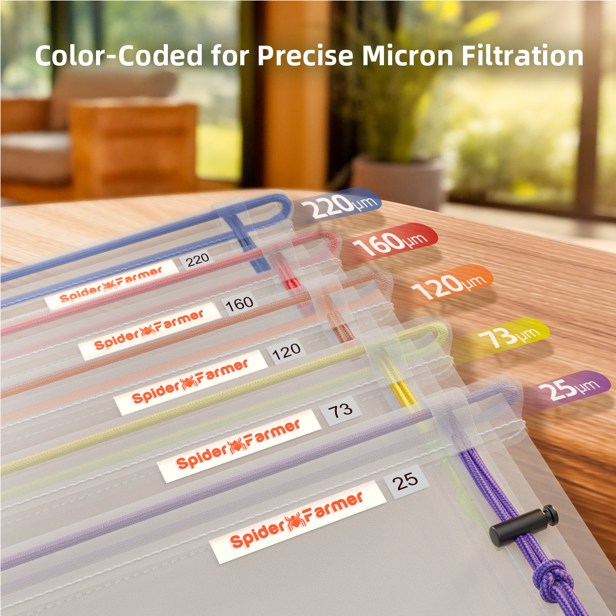 5 micron filter bags set – plant extraction tools – Filtrationsset Growzubehör