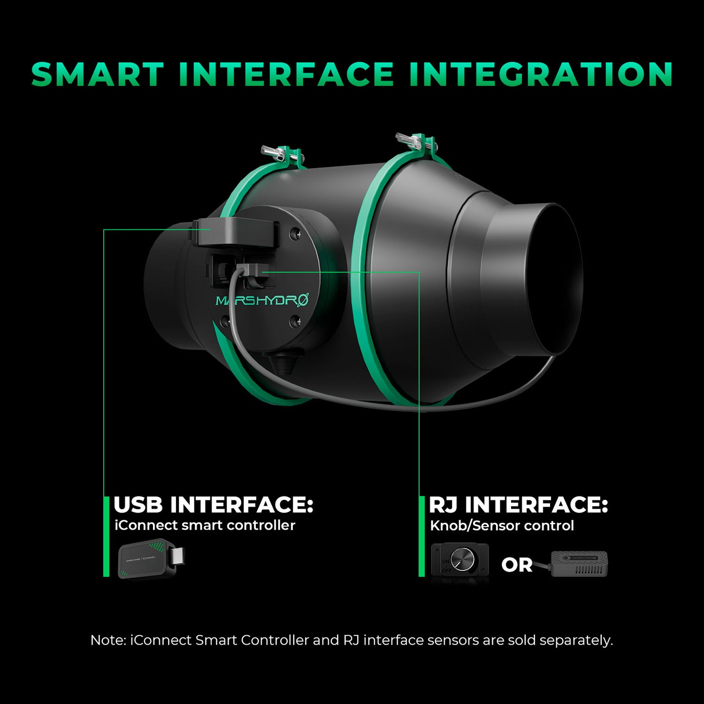 Mars Hydro iFresh 4″ (10 cm) Smart Inline-Kanalventilator