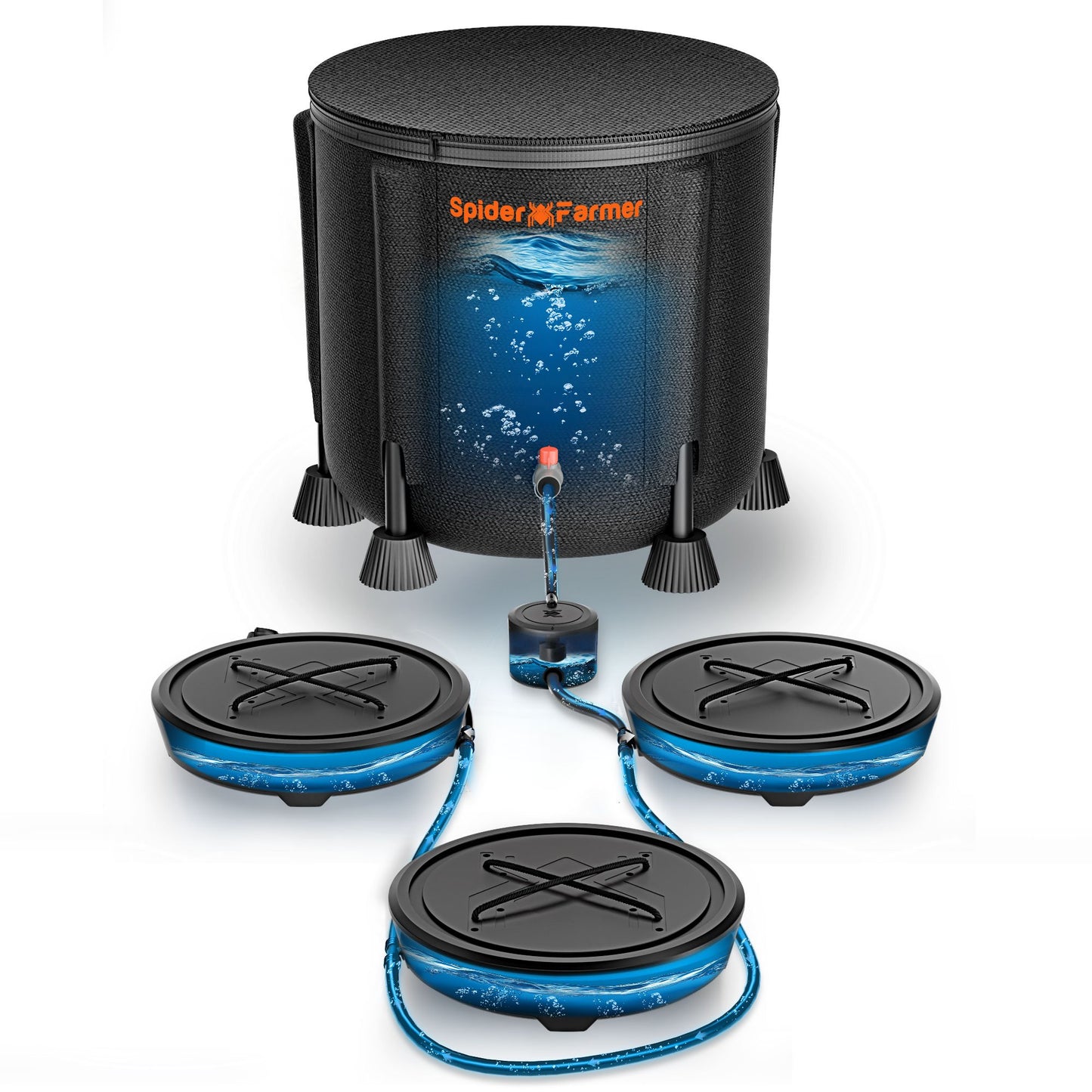 spider farmer self water kit 3 – automatisch bewateringssysteem zonder pomp – selbstbewässerung set pflanzen