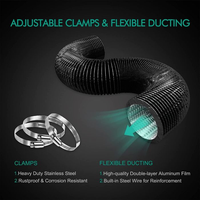 Complete indoor grow kit met tent, lamp en filter | Hydroponics Set | Indoor Anbauset