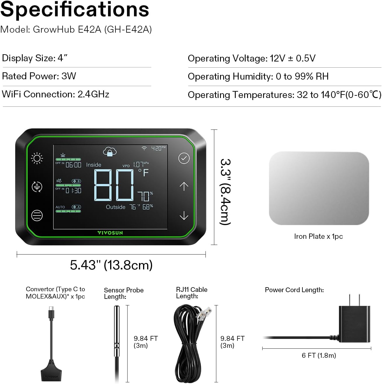Vivosun GrowHub E42A Controller
