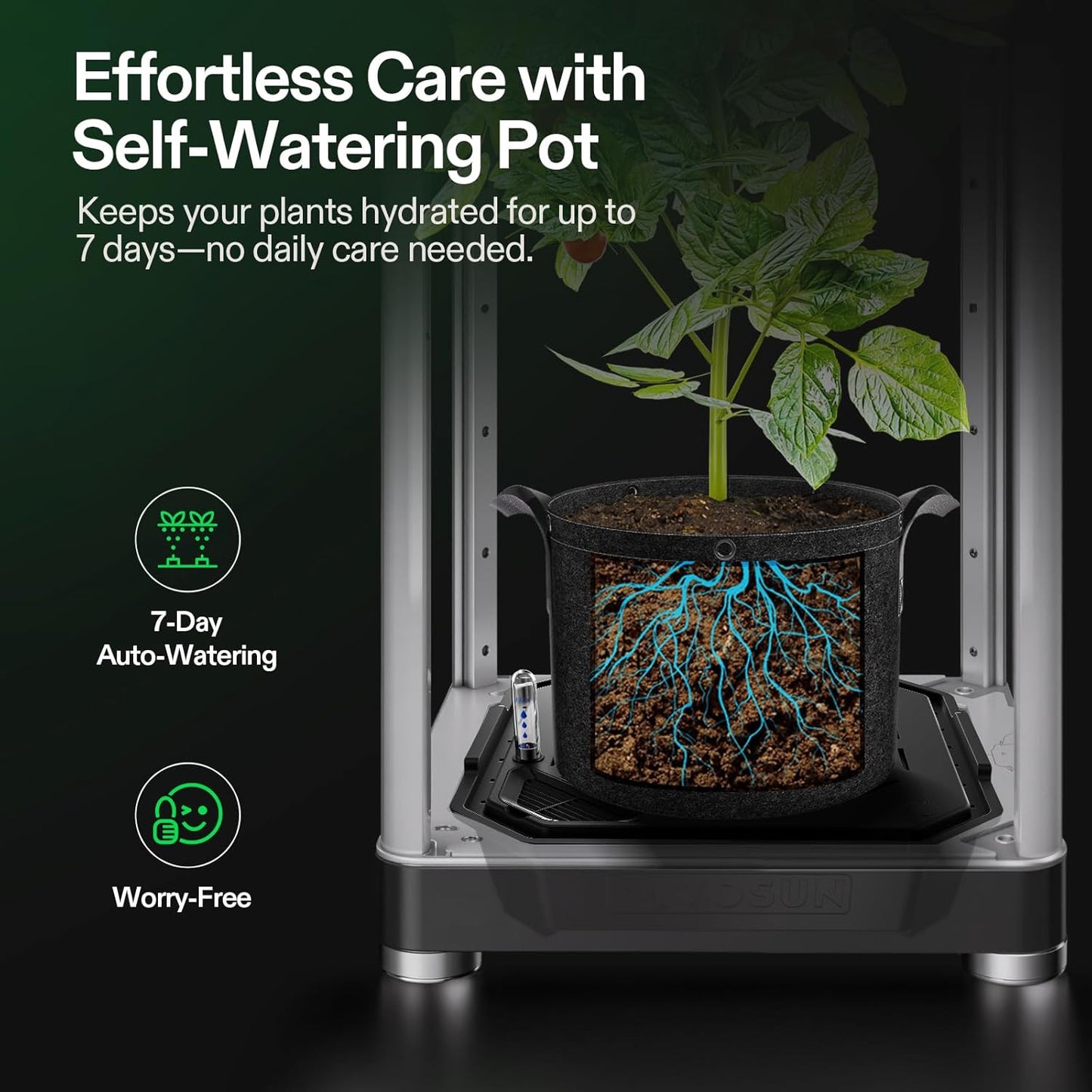 Vivosun VGrow + Exclusive Upgrade Package - Smart Grow Box – Automatische Slimme Kweekbox met App & Klimaatregeling