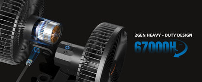 Spider Farmer 15cm Grow Tent Clip Fan EC Motor