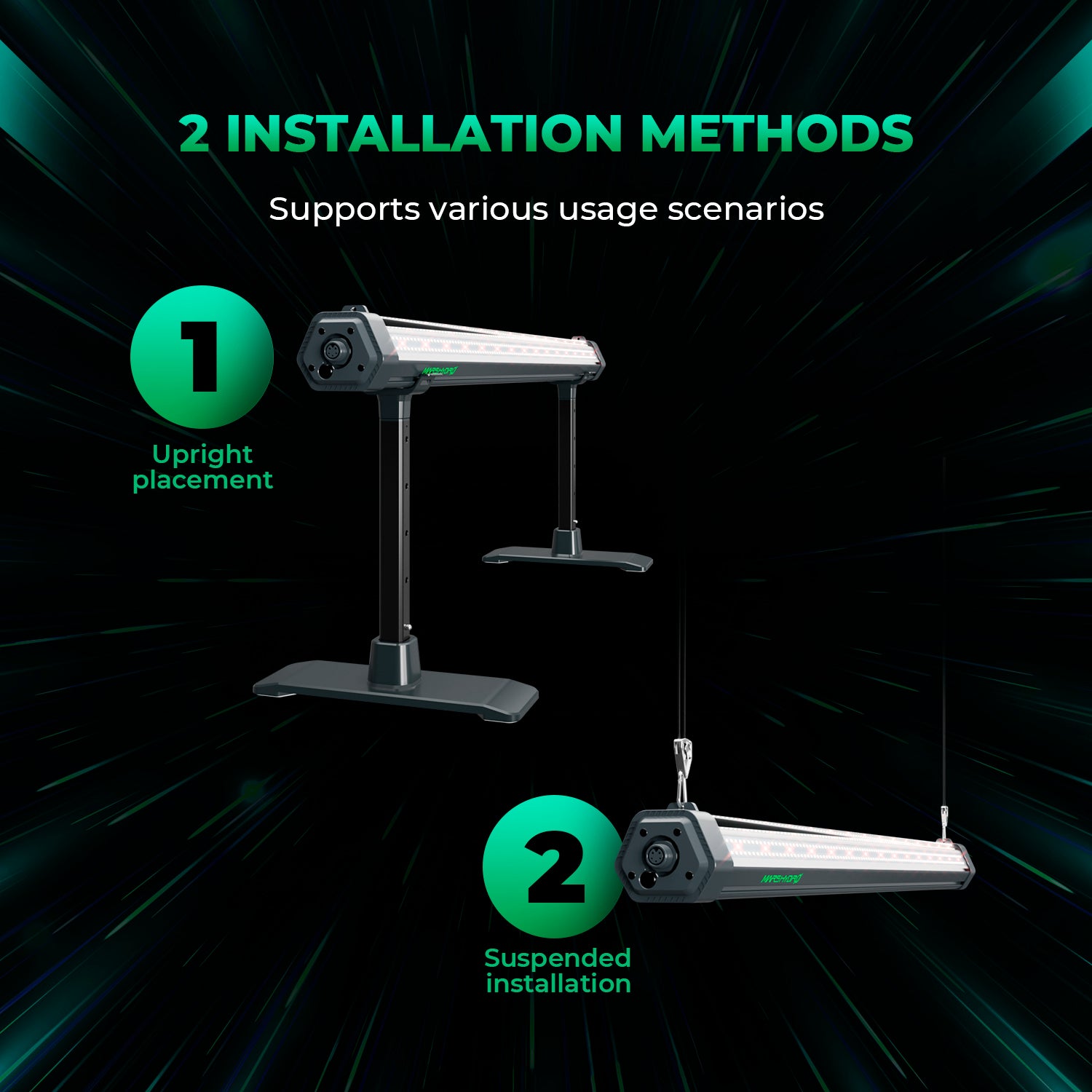 Mars Hydro ADlite 100 LED in kweektent – Mars Hydro ADlite 100 LED in grow tent – Mars Hydro ADlite 100 LED im Growzelt