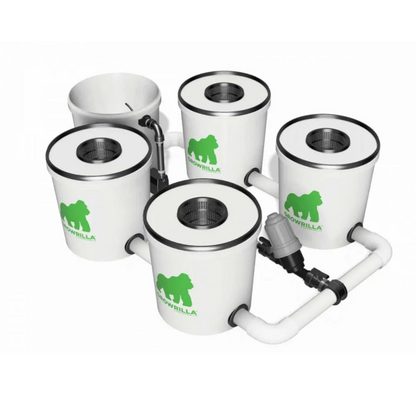 Growrilla RDWC PRO Hydroponic System – 4 Buckets