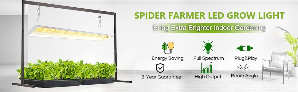 Spider Farmer SF600 74w 2.3µmol/J