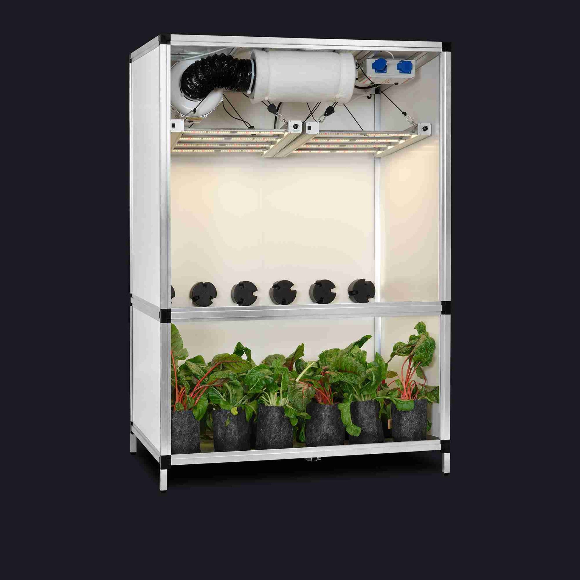 1m2 grow tent GTOOLS Bonanza Clima 1m² – Grow Tent Set with LED Grow Lights – Amsterdam Grow Supplier