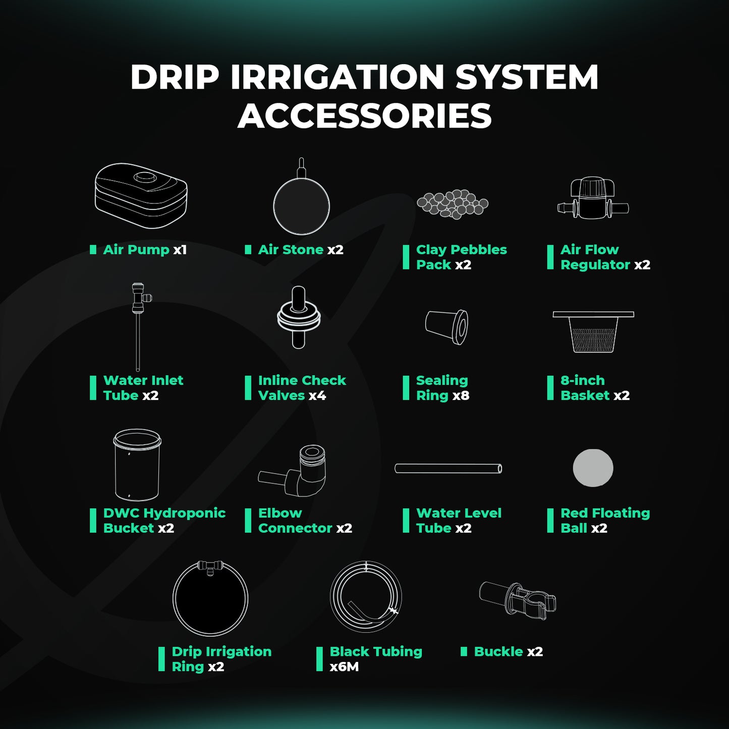 Mars Hydro DWC System 2 Eimer