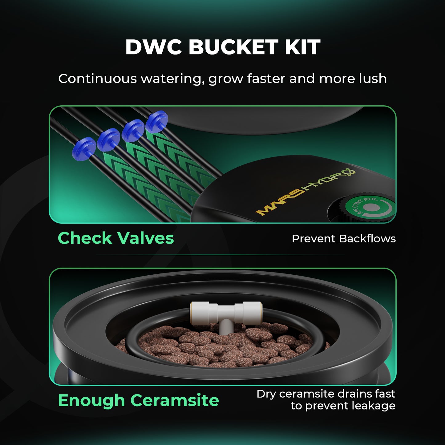 Mars Hydro DWC System 2 Eimer