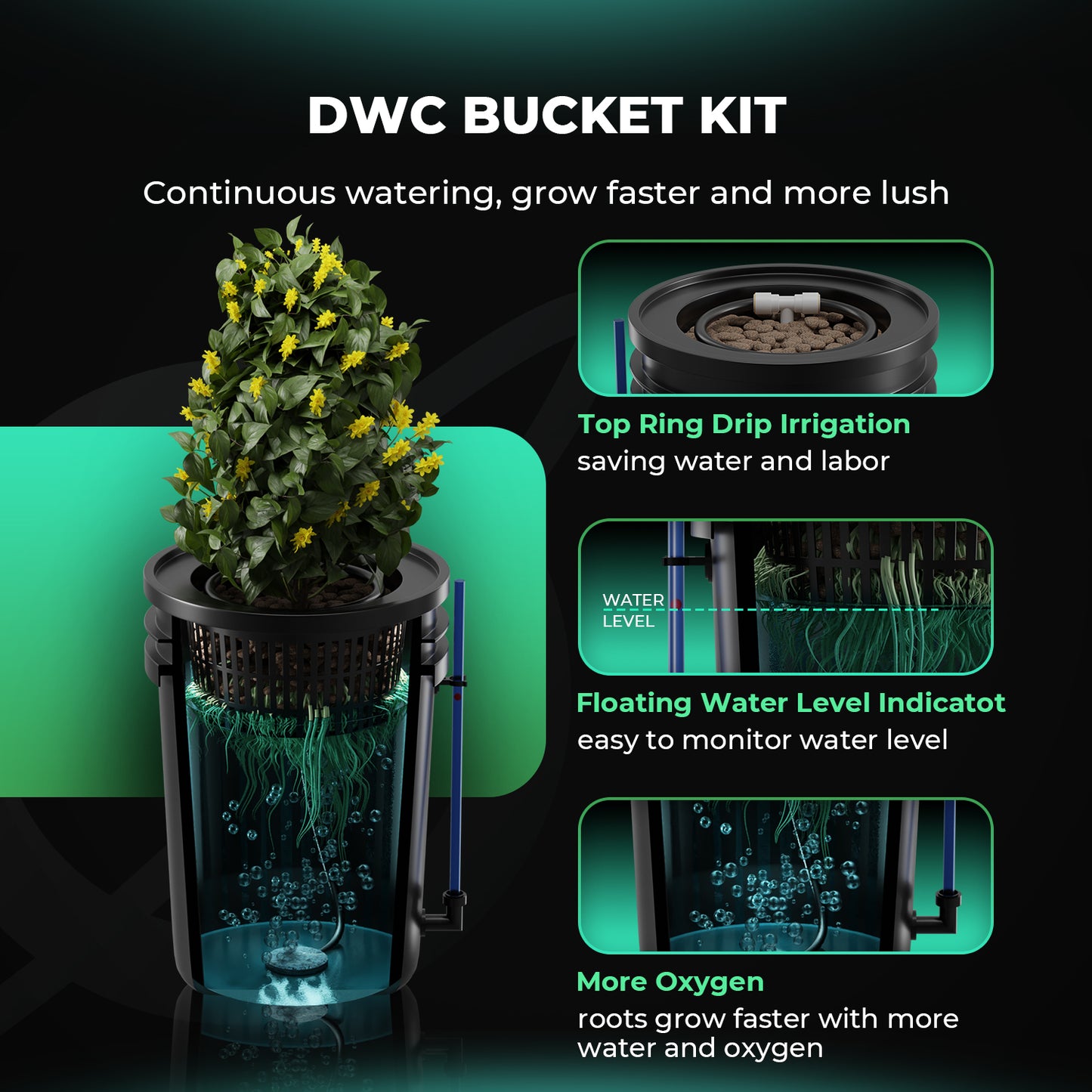 Mars Hydro DWC System 2 Eimer