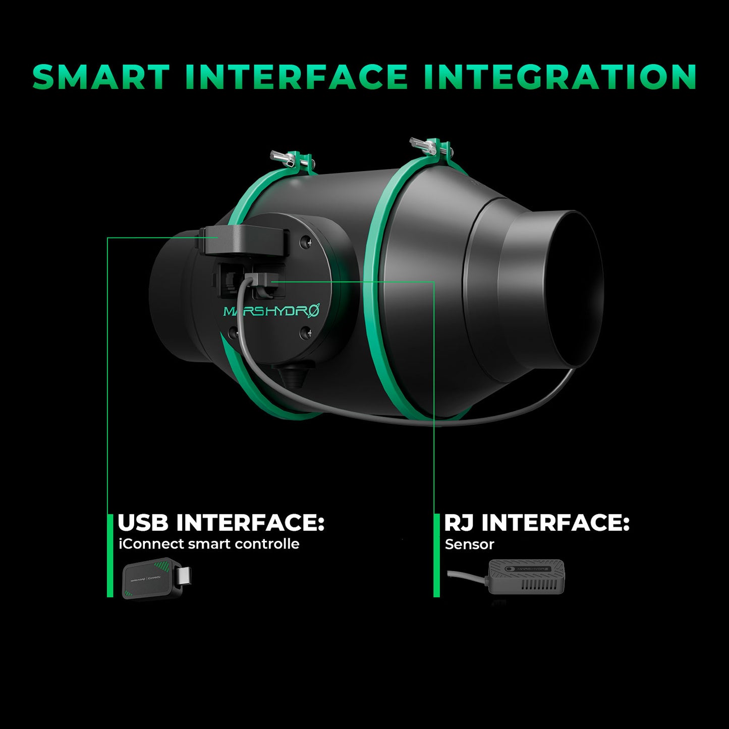 Mars Hydro iFresh MarsPro slimme add-on voor temperatuur- en vochtigheidsregeling