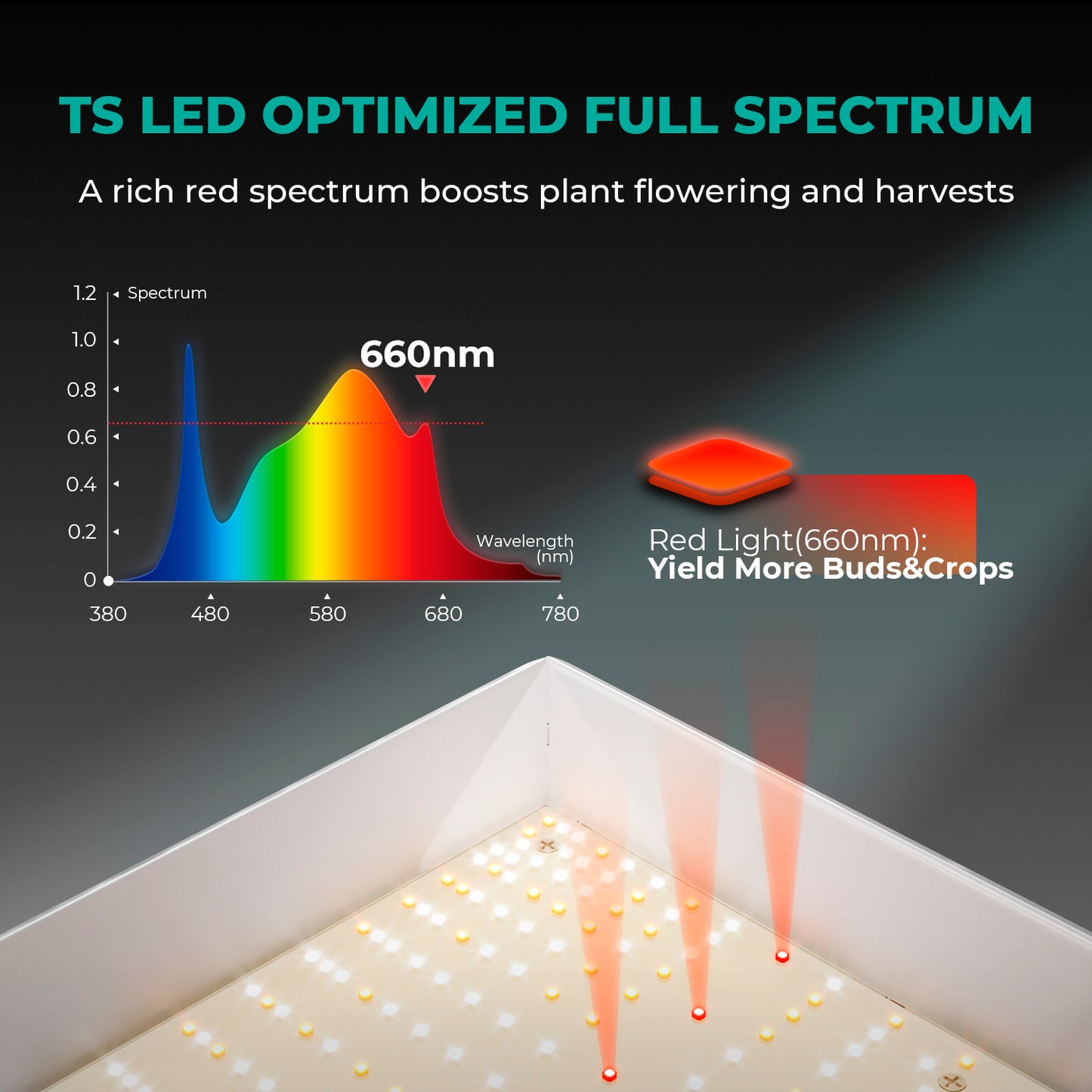 Mars Hydro Growers Kit TSL2000 Full Grow 120x60x180 mit Geschwindigkeitsregler