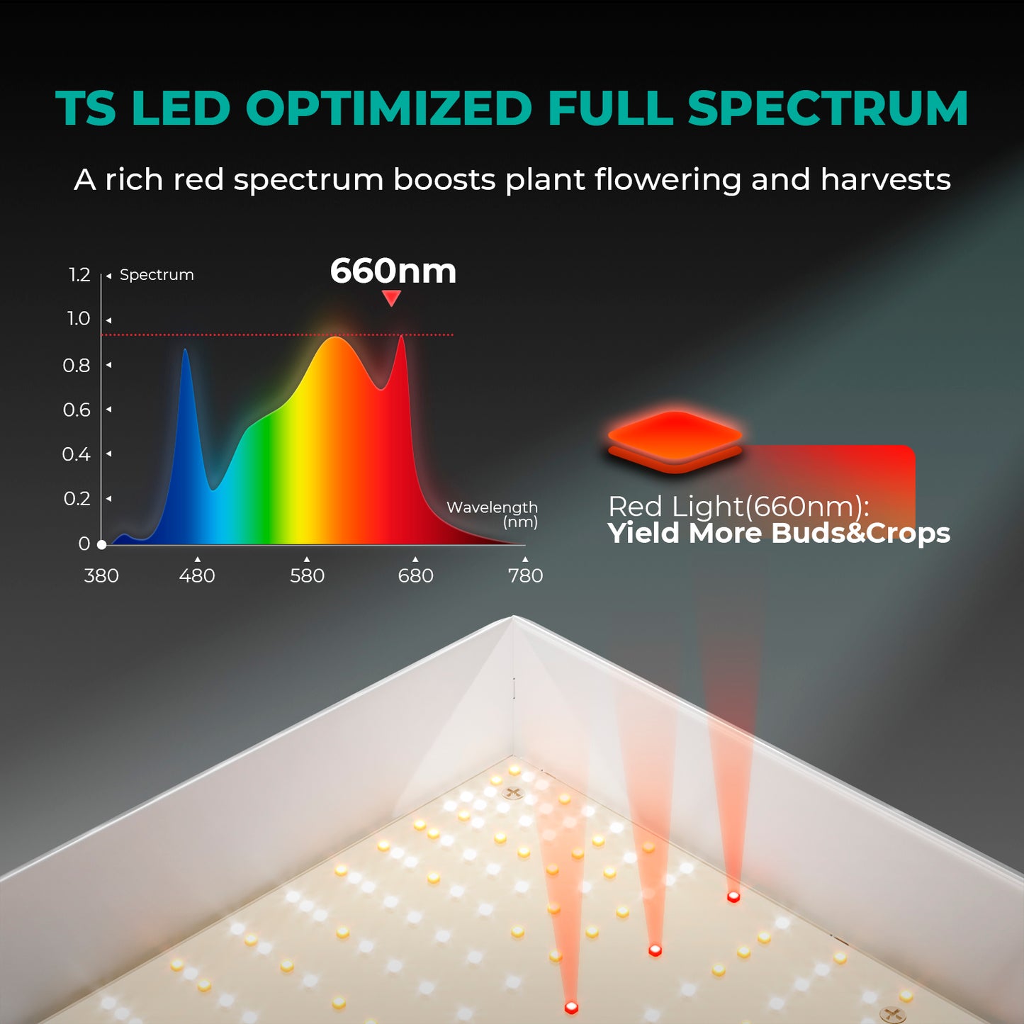 Mars Hydro Growers Kit TSW2000 Full Grow 120x120x200cm with Speed ​​Controller or Smart Monitor