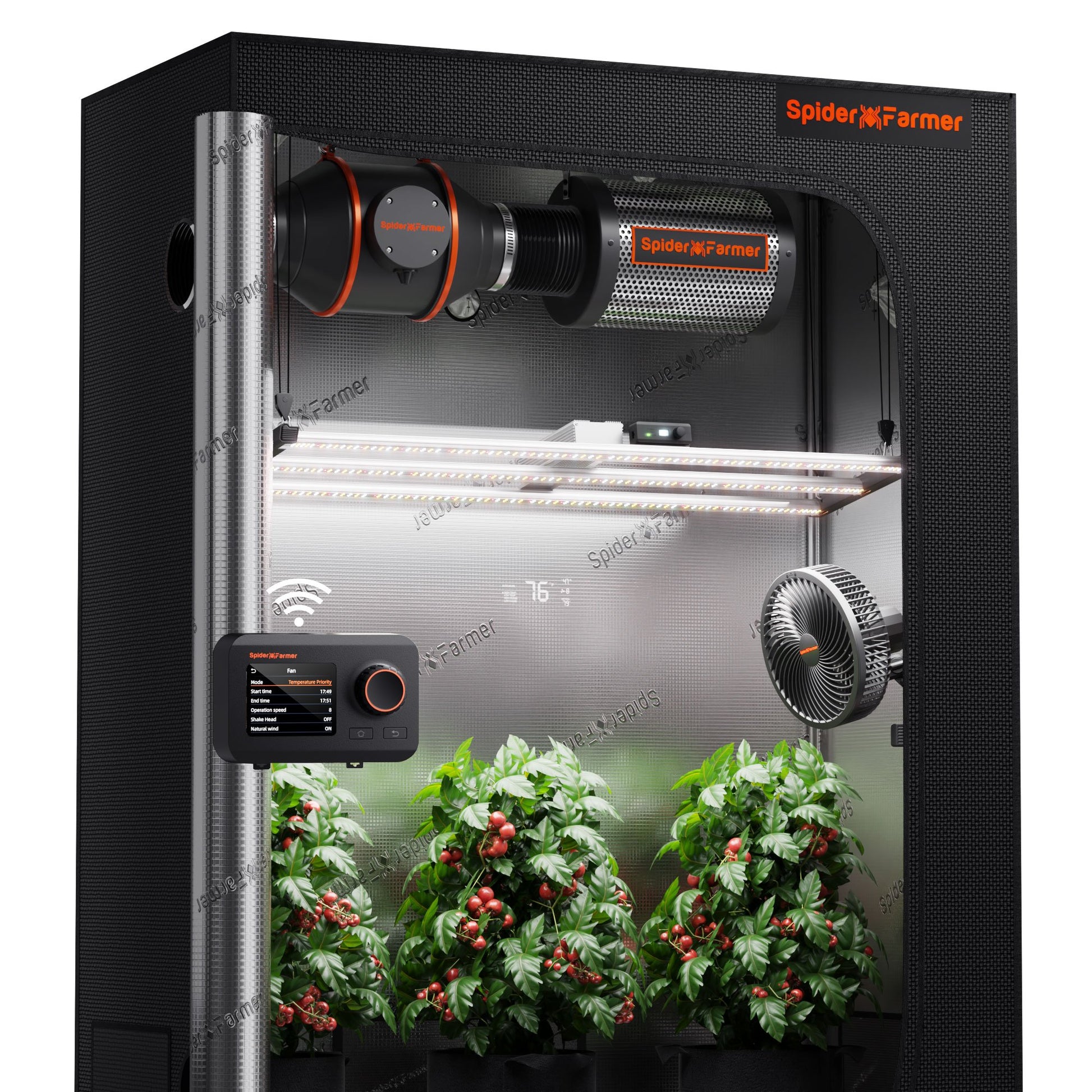 Spider Farmer SE4500 EVO 320W Grow Tent Set 70×140×200 cm – Samsung LM301H – Amsterdam Grow Supplier