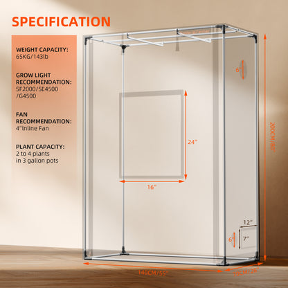 Roll-up flap kweekkast toegang | Roll-up flap tent access | Roll-Up Zugang Growbox
