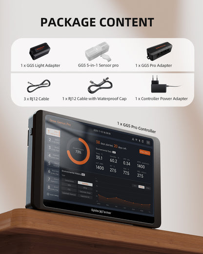 Spider Farmer controller voor commerciële kwekers | Commercial grow controller | Grow Controller für kommerzielle Anlagen