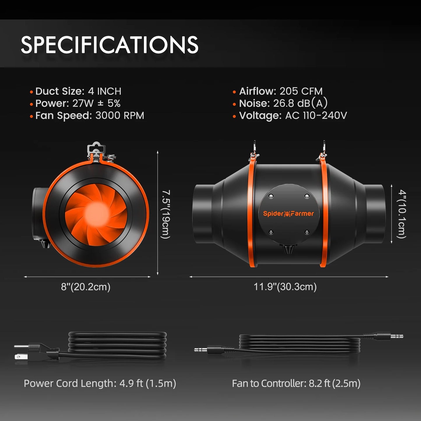 Spider Farmer SF1000EVO Complete Growers Kit 70x70x160 100W 3.14 umol/J Speed ​​Controller/Smart Monitor Grow Kit