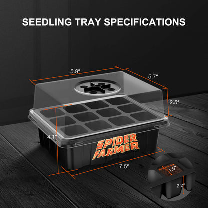 Spider Farmer Seed Starting Trays 4 Pak