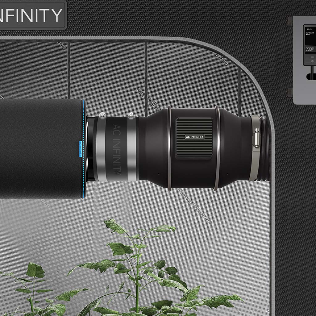 AC Infinity Noise Reduction Clamp, Duct Coupler with Stainless Steel Clamps, 100 mm/150 mm/200 mm