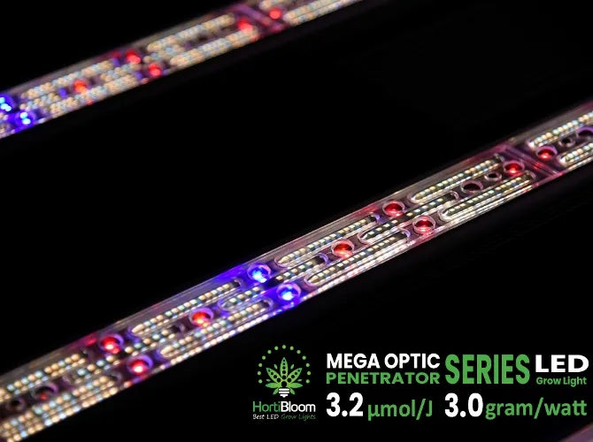 HortiBloom Mega Optic 720W 3.2 umol/J Grow Light