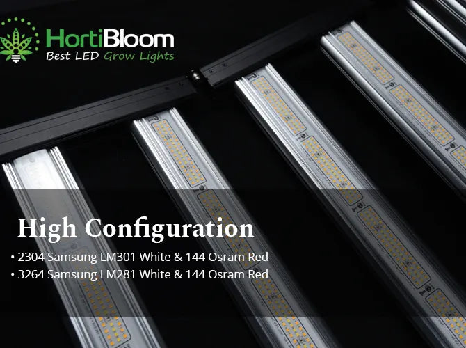 HortiBloom Mega Enfold 720W 3.2 umol/J Grow Light