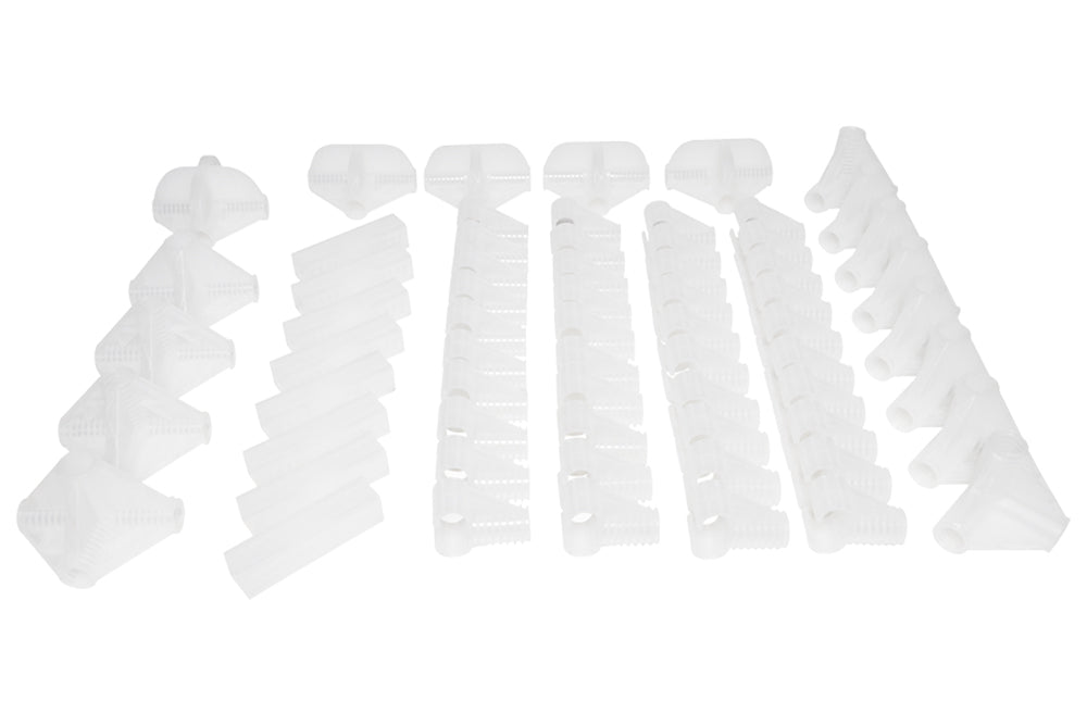 Grote indoor grow tent met meerdere ventilatie openingen grow tent with ventilation ports Growzelt mit Lüftungsöffnungen