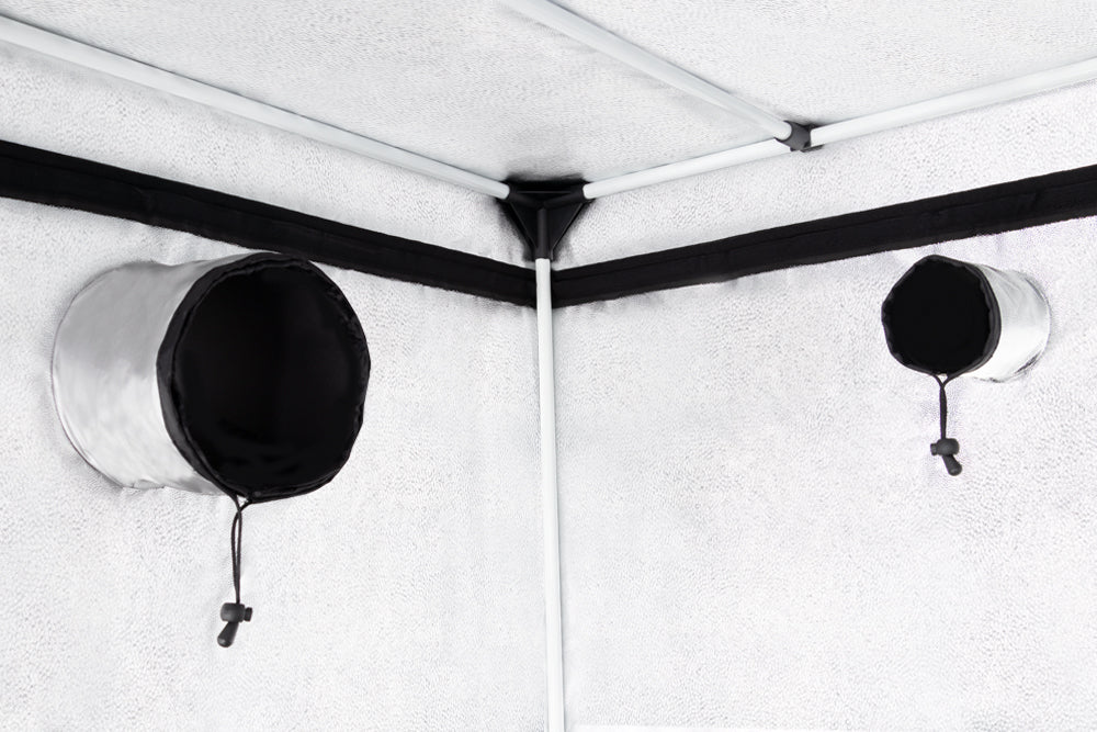 80x80x160 cm kweektent met metalen frame / 80x80x160 cm grow tent with metal frame / 80x80x160 cm Growbox mit Metallrahmen