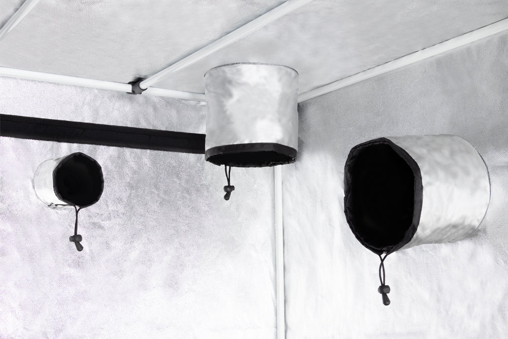 200 cm hoge indoor kweektent voor betere warmteafvoer / 200 cm high grow tent for better heat management / 200 cm hohes Growzelt für bessere Wärmeverteilung