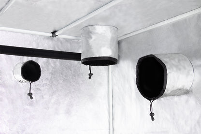 200 cm hoge indoor kweektent voor betere warmteafvoer / 200 cm high grow tent for better heat management / 200 cm hohes Growzelt für bessere Wärmeverteilung