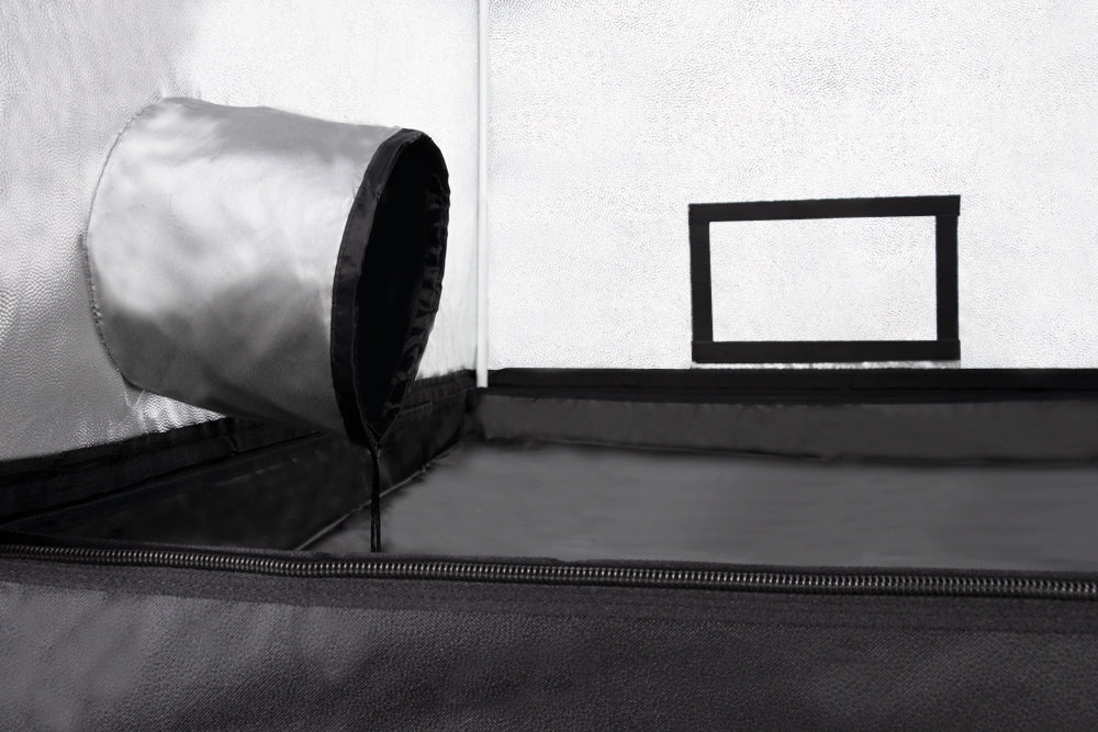 Hoge grow tent voor LED kweeklamp 300W / LED grow tent 300W setup / LED Growzelt 300W