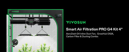 Vivosun AeroZesh G4 E42A Belüftungsset 4″