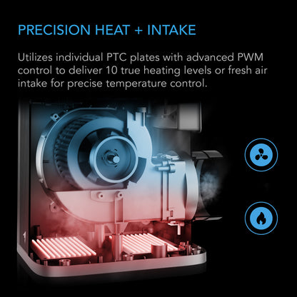 AC Infinity heater voor kweektent temperatuurcontrole / grow tent temperature control heater / Growzelt Temperatur Heizung