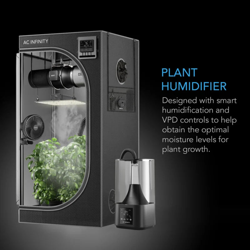 AC Infinity CLOUDFORGE T3 – 4.5L Smart Plant Humidifier