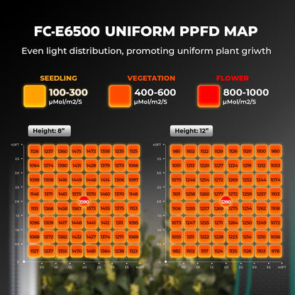 Mars Hydro FC-E6500 full spectrum grow light | Mars Hydro FC-E6500 full spectrum grow light | Mars Hydro FC-E6500 Vollspektrum Growlampe